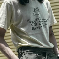 Non Stock Vintage West Terrace Choir Print Short Sleeve T-Shirt 27 Non Stock Vintage West Terrace Choir Print Short Sleeve T-Shirt