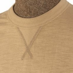 Non Stock TOPS 10.5 Oz US Cotton Tubular Gusset T-Shirt - Sand