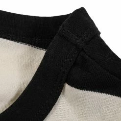 Non Stock Heavyweight Cotton Wide Striped T-Shirt - Black/White BEST SELLERS 17 Non Stock Heavyweight Cotton Wide Striped T-Shirt - Black/White BEST SELLERS