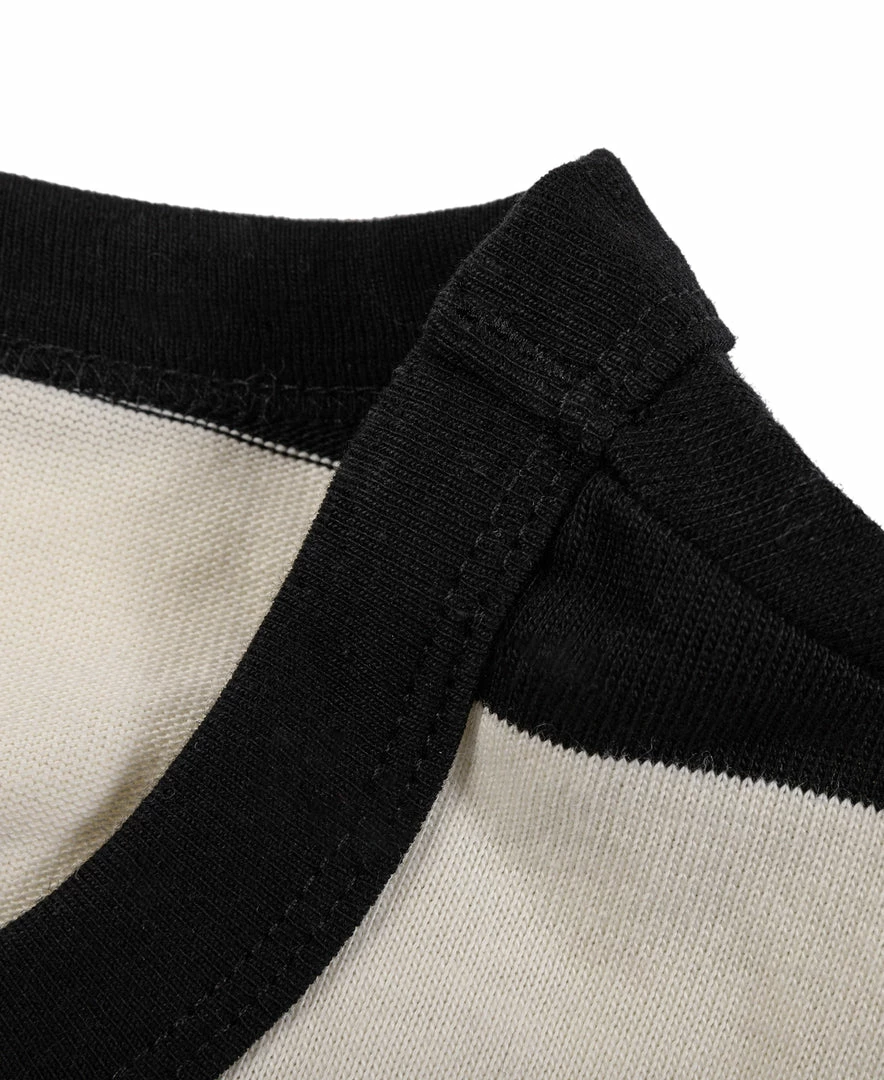 Non Stock Heavyweight Cotton Wide Striped T-Shirt - Black/White BEST SELLERS 8 Non Stock Heavyweight Cotton Wide Striped T-Shirt - Black/White BEST SELLERS