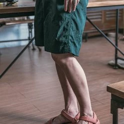 Non Stock Nylon Climber's Shorts - Green