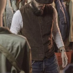 Bronson OUTERWEAR 1910s Retro Corduroy Vest
