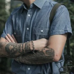 Non Stock Vintage 7.2 Oz Chambray Work Shirt