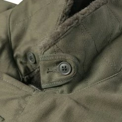 Bronson 1940s USN 3rd Type N-1 Woolen Deck Jacket - Olive Stencil OUTERWEAR