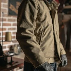 Bronson WWII Early Model Submarine N-1 Woolen Deck Jacket 31 Bronson WWII Early Model Submarine N-1 Woolen Deck Jacket