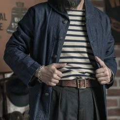 Bronson 1922 USN 2nd Model Denim Coverall Utility Jacket 25 Bronson 1922 USN 2nd Model Denim Coverall Utility Jacket