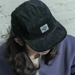 Non Stock 12.5 Oz Corduroy 5 Panel Cap - Black 15 Non Stock 12.5 Oz Corduroy 5 Panel Cap - Black