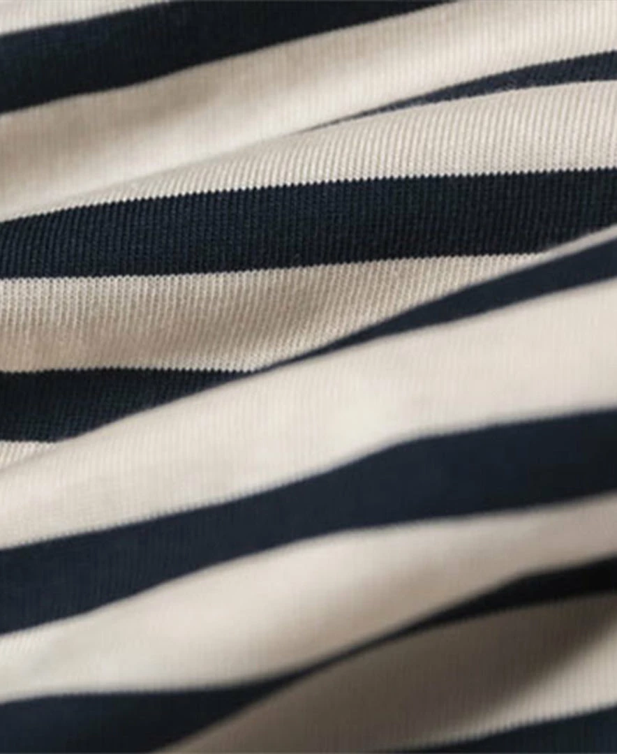 Bronson Breton Stripe T-Shirt - White/Navy 7 Bronson Breton Stripe T-Shirt - White/Navy
