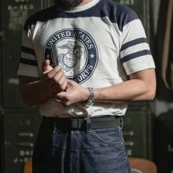 Bronson 1970s USMC Semper Fi Print Athletic T-Shirt NEW ARRIVALS 22 Bronson 1970s USMC Semper Fi Print Athletic T-Shirt NEW ARRIVALS