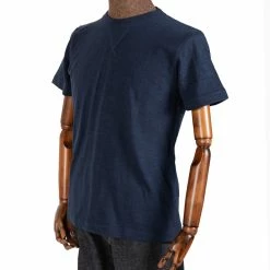 Non Stock 10.5 Oz US Cotton Tubular Gusset T-Shirt - Indigo
