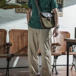 Bronson WWI US Army Messenger Bag - Olive 15 Bronson WWI US Army Messenger Bag - Olive