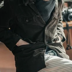 Non Stock USN Wool Scarf - Black