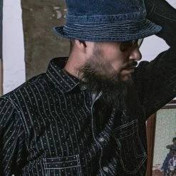 Bronson 12 Oz Selvedge Denim Bucket Hat ACCESSORIES
