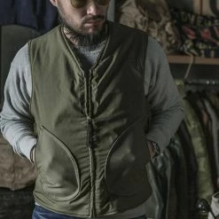 Bronson WWII USN Wool Deck Vest