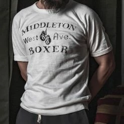 Bronson Back In Stock Heavy Duty Boxer Physical Training T-Shirt - White 23 Bronson Back In Stock Heavy Duty Boxer Physical Training T-Shirt - White