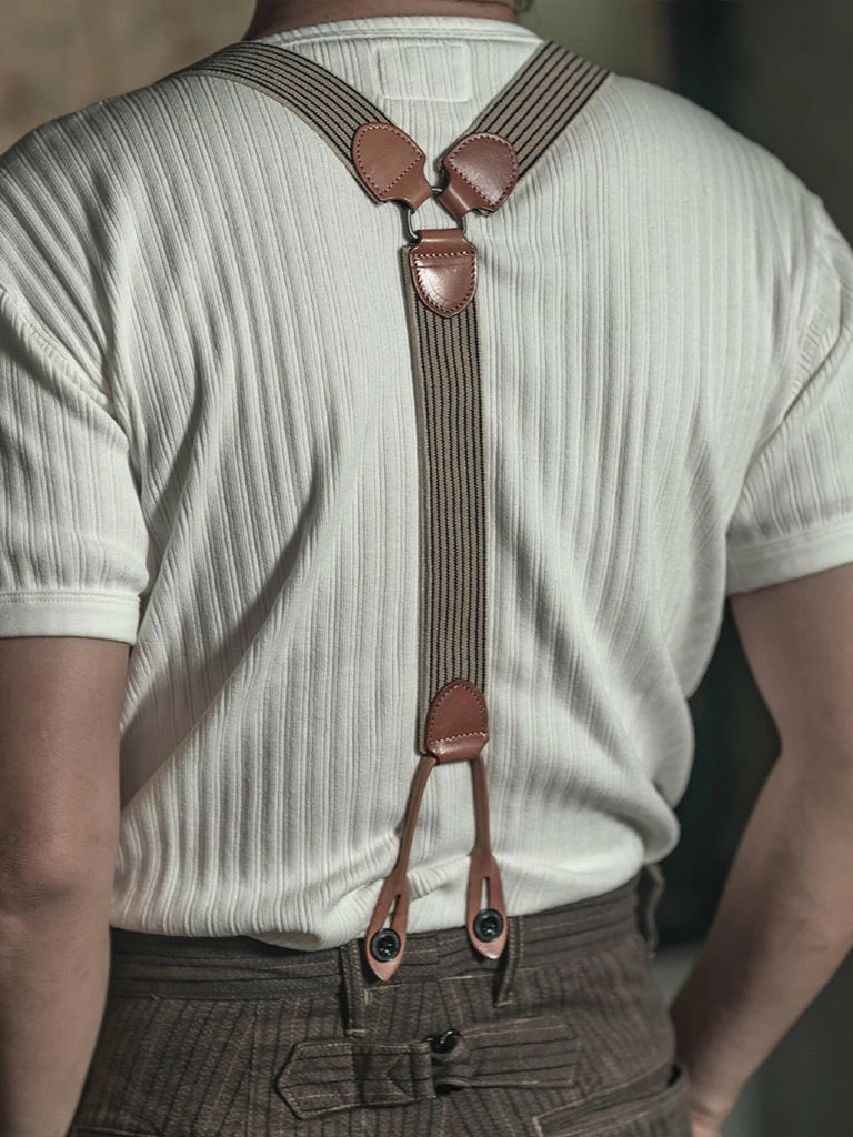 Bronson 11 Oz Vintage Ribbed Cotton Henley T-Shirt - White 7 Bronson 11 Oz Vintage Ribbed Cotton Henley T-Shirt - White