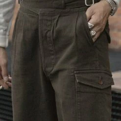 Bronson British Army Bedford Cord Gurkha Bermuda Trousers