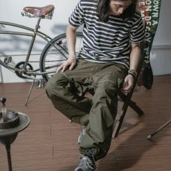 Bronson Breton Stripe T-Shirt - Navy/White 17 Bronson Breton Stripe T-Shirt - Navy/White