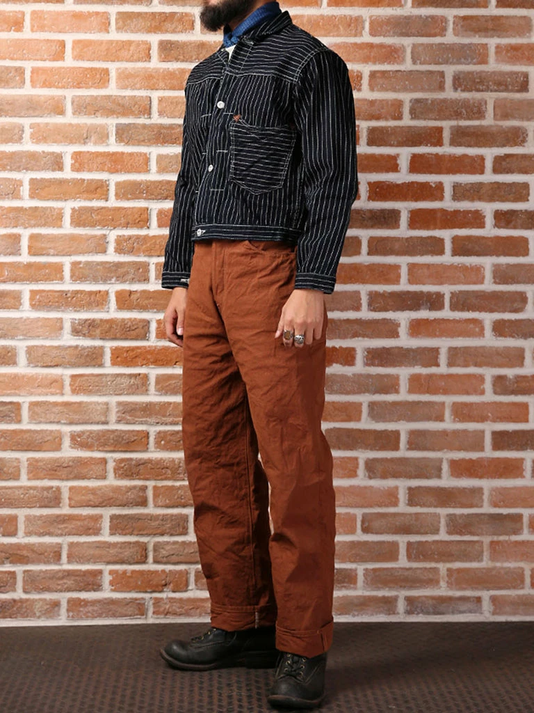 Bronson 1878 Wabash One Pocket Stripe Denim Jacket 7 Bronson 1878 Wabash One Pocket Stripe Denim Jacket