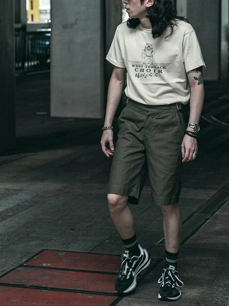 Non Stock Vintage West Terrace Choir Print Short Sleeve T-Shirt 9 Non Stock Vintage West Terrace Choir Print Short Sleeve T-Shirt