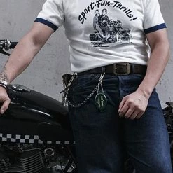 Non Stock Retro Rider Motorcycle T-Shirt - Sport Fun Thrills