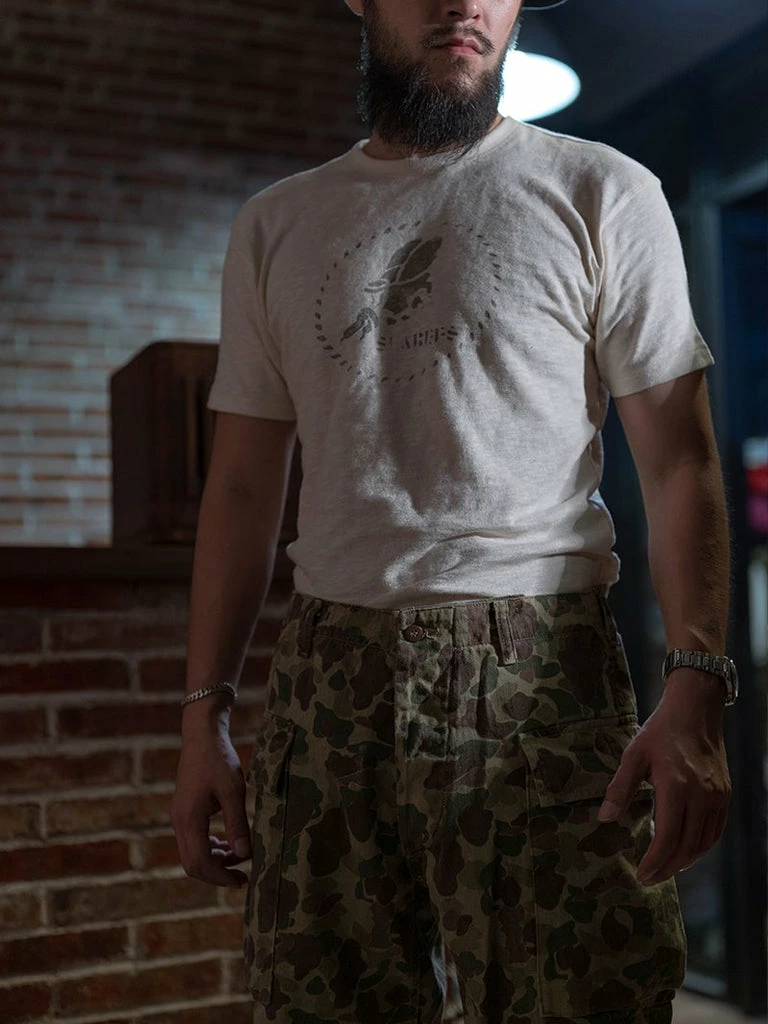 Bronson 1940s USN Seabees Slub Cotton Training T-Shirt 7 Bronson 1940s USN Seabees Slub Cotton Training T-Shirt