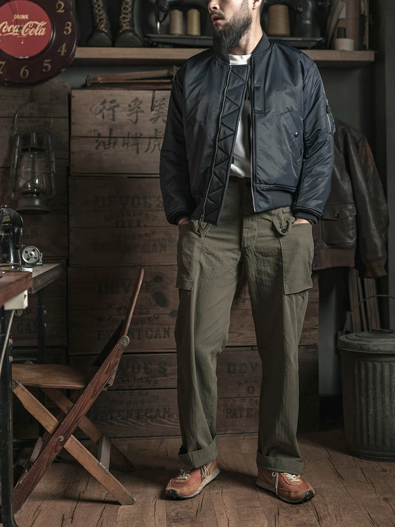 Bronson OUTERWEAR US Air Force Type B-15C MOD Flight Jacket 7 Bronson OUTERWEAR US Air Force Type B-15C MOD Flight Jacket