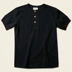 Bronson Vintage Short Sleeve Henley T-Shirt