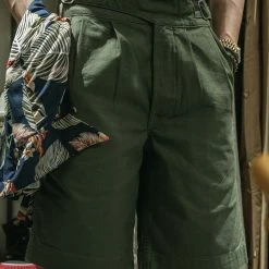 Non Stock British Army Gurkha Bermuda Shorts - Olive BOTTOMS