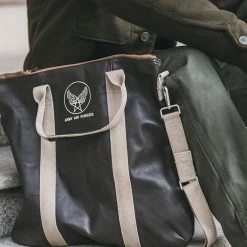 Non Stock ACCESSORIES USAAF Leather Flight Pilot Helmet Bag