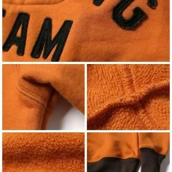 Bronson 1920s Drinking Team Motorcycle Racing Sweatshirt - Orange 13 Bronson 1920s Drinking Team Motorcycle Racing Sweatshirt - Orange