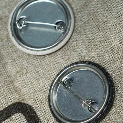 Bronson ACCESSORIES Vintage Watchdog Pin Button Badge - Black