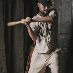 Bronson NEW ARRIVALS WWII Military Baseball Shirt - AIEA NH 20 Bronson NEW ARRIVALS WWII Military Baseball Shirt - AIEA NH