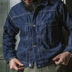 Bronson Lot 44806XX WWII Type 1 14 Oz Selvedge Denim Jacket OUTERWEAR 28 Bronson Lot 44806XX WWII Type 1 14 Oz Selvedge Denim Jacket OUTERWEAR