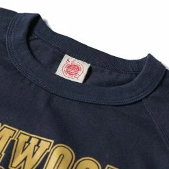 Non Stock Vintage Elmwood Elementary Print Raglan Sleeve T-Shirt TOPS 38 Non Stock Vintage Elmwood Elementary Print Raglan Sleeve T-Shirt TOPS