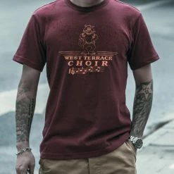 Non Stock Vintage West Terrace Choir Print Short Sleeve T-Shirt 29 Non Stock Vintage West Terrace Choir Print Short Sleeve T-Shirt