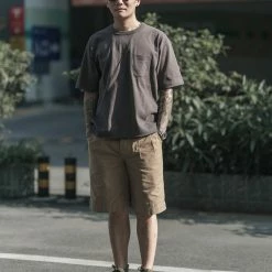 Non Stock 9.8 Oz Cotton Classic Pocket T-Shirt - Dark Gray