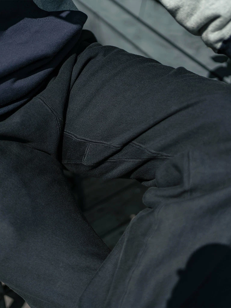 Bronson NEW ARRIVALS 1950s 20.5 Oz Terry Cloth Reverse Weave Sweatpants - Black 8 Bronson NEW ARRIVALS 1950s 20.5 Oz Terry Cloth Reverse Weave Sweatpants - Black