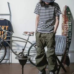 Bronson Breton Stripe T-Shirt - Navy/White 18 Bronson Breton Stripe T-Shirt - Navy/White