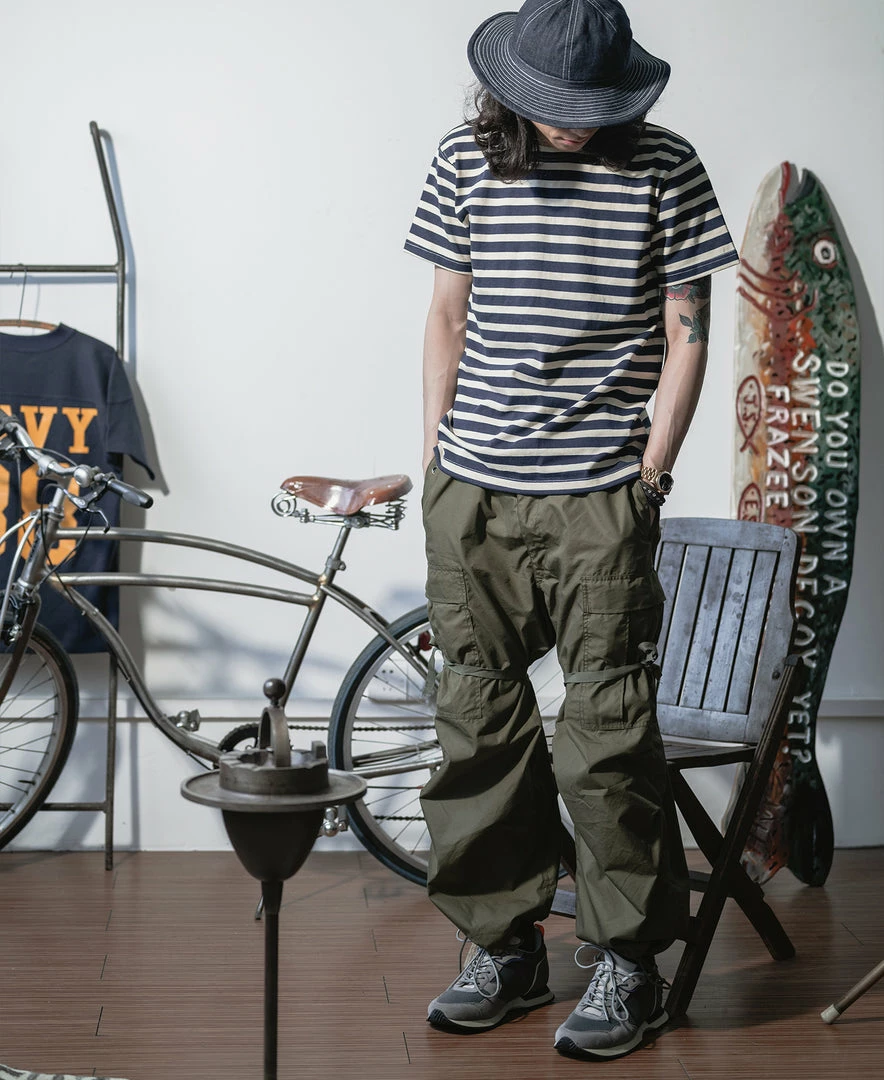 Bronson Breton Stripe T-Shirt - Navy/White 8 Bronson Breton Stripe T-Shirt - Navy/White