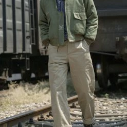 Bronson OUTERWEAR USAAF Type B-10 Flight Jacket - Olive