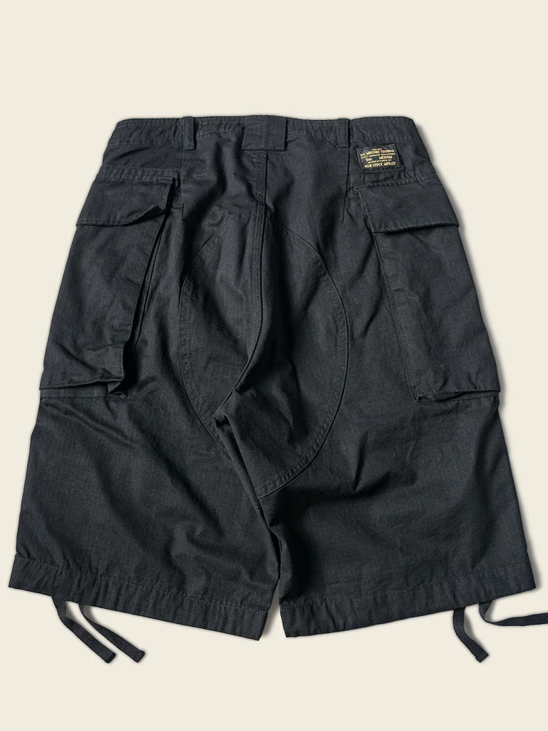 Non Stock NEW ARRIVALS 8.5 Oz Cotton Ripstop Cargo Shorts - Black 4 Non Stock NEW ARRIVALS 8.5 Oz Cotton Ripstop Cargo Shorts - Black