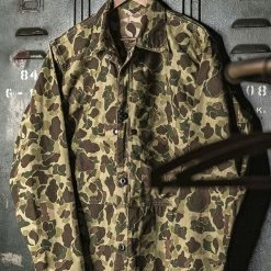 Bronson OUTERWEAR WWII USMC Type P-44 HBT Duck Hunter Camo Jacket