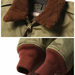 Bronson USAAF Type B-10 Flight Jacket - Khaki OUTERWEAR