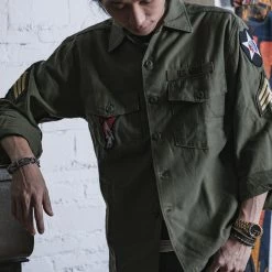 Non Stock Vietnam War US Army OG107 Fatigue Utility Shirt - Im Jin Scouts TOPS 24 Non Stock Vietnam War US Army OG107 Fatigue Utility Shirt - Im Jin Scouts TOPS