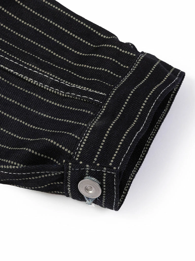 Bronson 1878 Wabash One Pocket Stripe Denim Jacket 17 Bronson 1878 Wabash One Pocket Stripe Denim Jacket