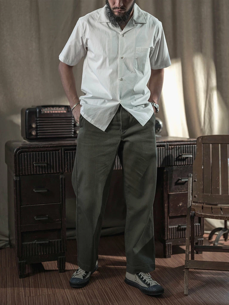 Bronson 13 Oz Cotton Bedford Cord Pants - Olive 8 Bronson 13 Oz Cotton Bedford Cord Pants - Olive