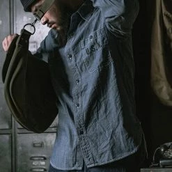 Bronson U.S.N. 8 Oz Chambray Shirt