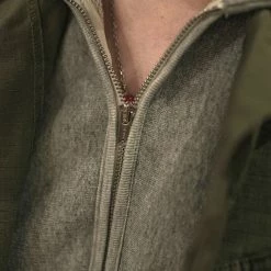 Non Stock 1950s USAFA Reverse Weave Half-Zip Sweatshirt - Gray NEW ARRIVALS