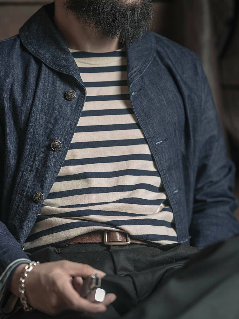 Bronson 1922 USN 2nd Model Denim Coverall Utility Jacket 8 Bronson 1922 USN 2nd Model Denim Coverall Utility Jacket